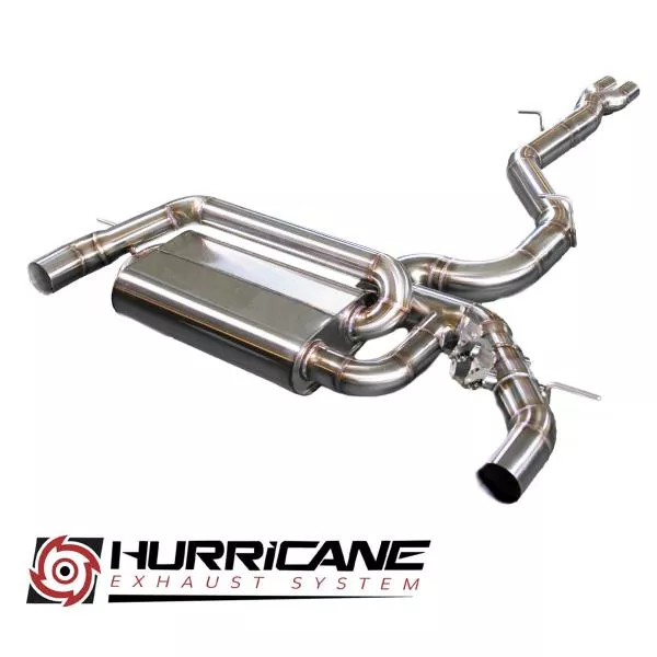 Hurricane Exhaust 3.5" ECE Klappenanlage für Audi RS3 8V 400PS Limo. OPF